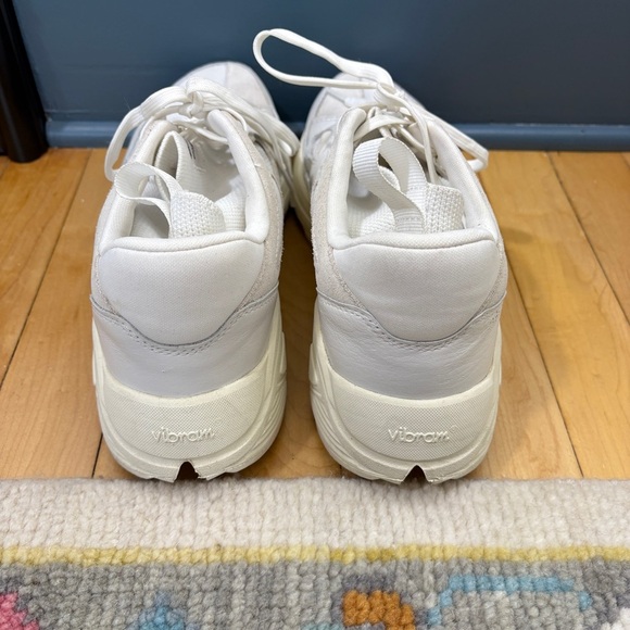 Brandblack Aura Sneaker men’s 10 off white Vibram Sole leather old man chunky - Picture 4 of 9